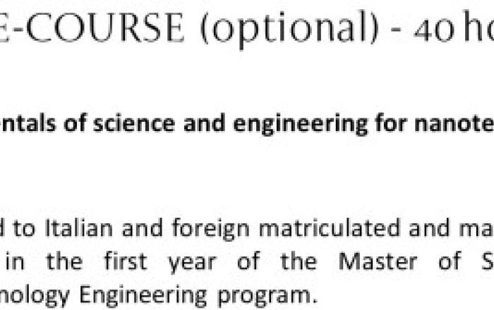 PRE-COURSE(optional) - 40 hours